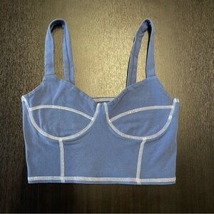 Pacsun Blue Crop Tank